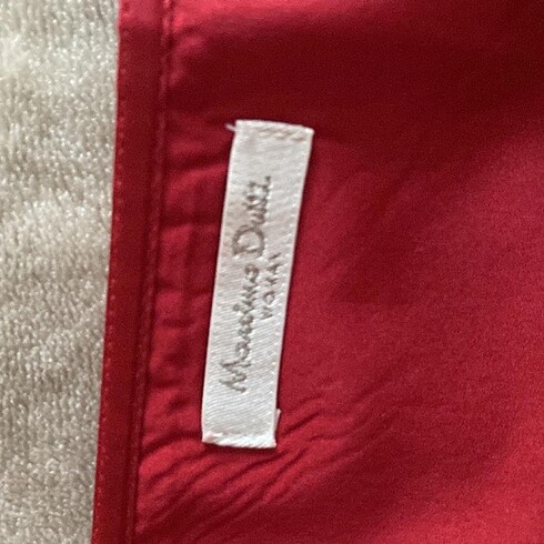 38 Beden kırmızı Renk Massimo Dutti ipek elbise