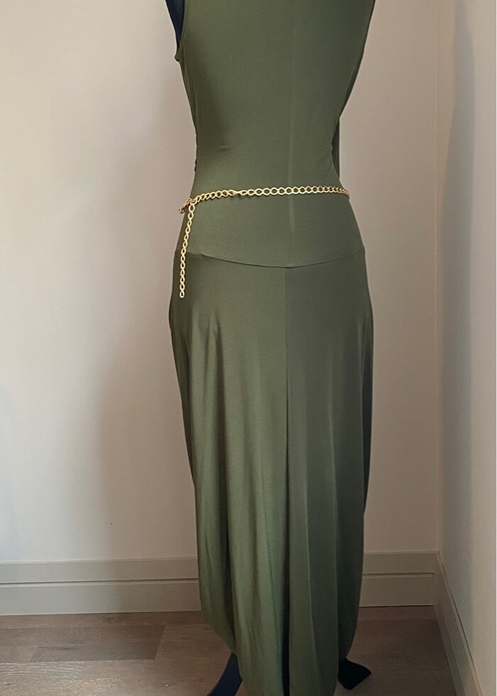 Ayla Bayer midi kokteyl elbisesi - Görsel 3