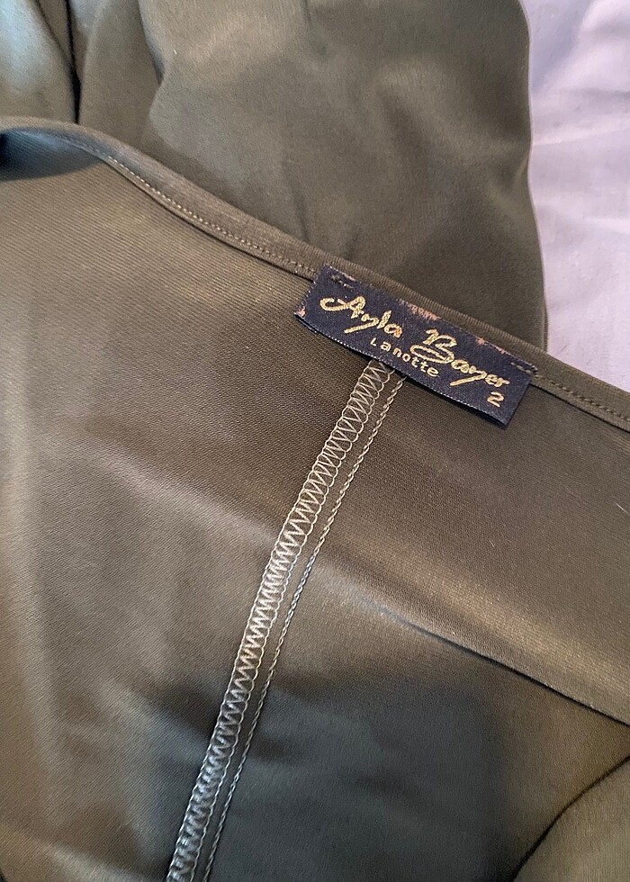 Ayla Bayer midi kokteyl elbisesi - Görsel 5