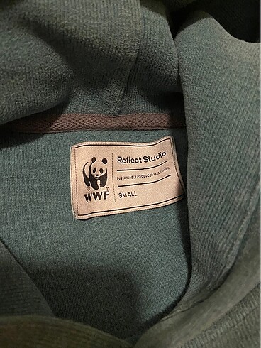 WWF Reflect Studio Mavi Balıkçıl Super Soft Hoodie - Görsel 3