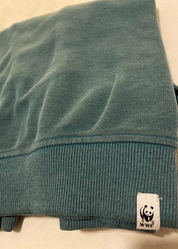 WWF Reflect Studio Mavi Balıkçıl Super Soft Hoodie - Görsel 5