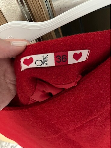 36 Beden kırmızı Renk Kısa kırmızı etek