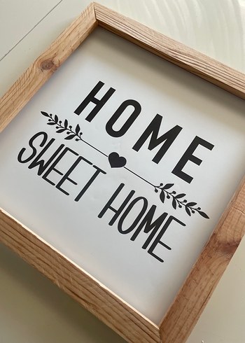 Diğer Home sweet home yazılı tablo