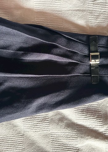 Tokalı Siyah Mini Etek - Görsel 2