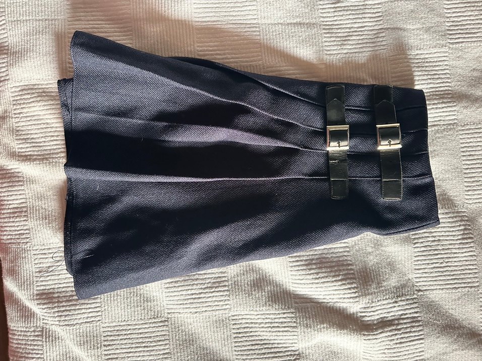 Tokalı Siyah Mini Etek - Görsel 2