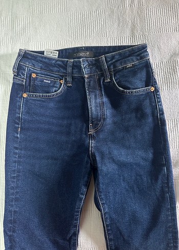 Mavi flare jean - Görsel 3