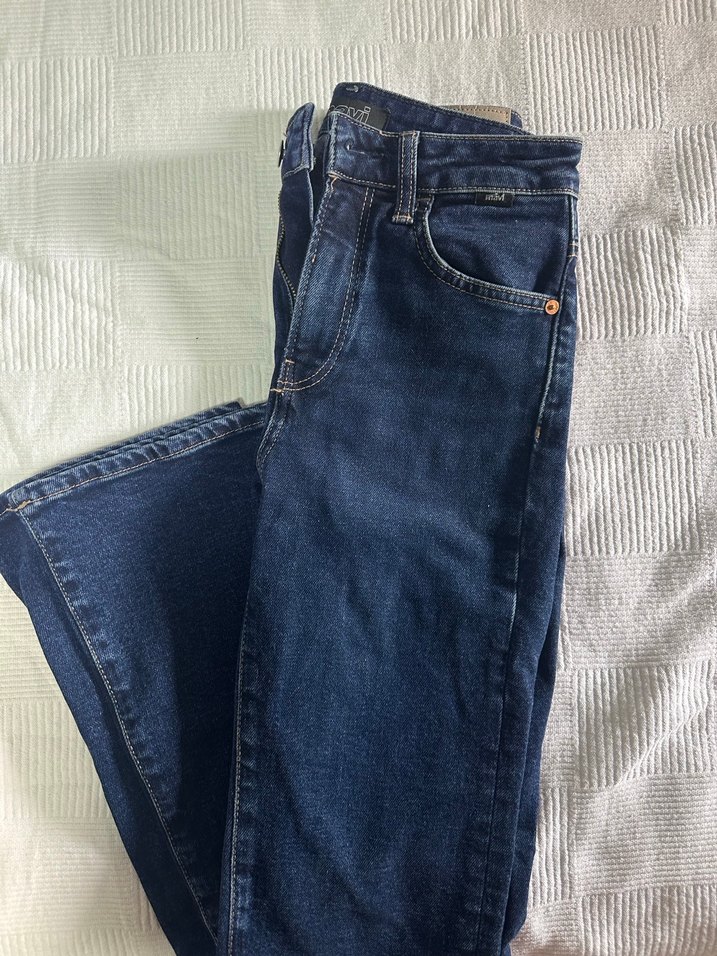 Mavi flare jean - Görsel 2