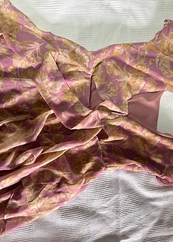 Pembe Bohem elbise tulum - Görsel 3