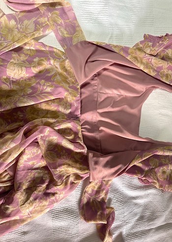 Pembe Bohem elbise tulum - Görsel 4