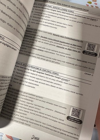 İdare Hukuku çıkmış soru bankası hmgs hakimlik - Görsel 3