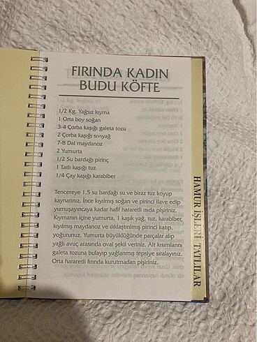 Beden Renk Tarifler kitabı/defteri