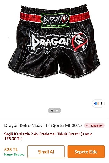Muay Thai Şort