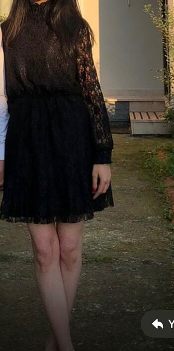 s Beden Siyah elbise