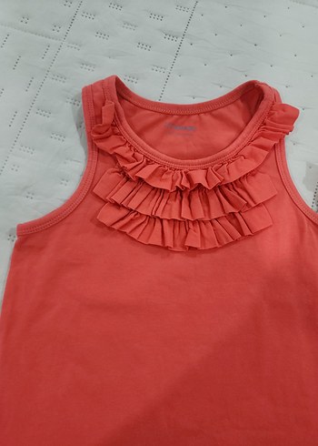 LC Waikiki Kız Çocuk Fırfırlı Kolsuz Basic Atlet