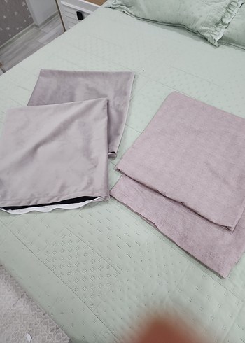Gri Modern Düz Dekoratif Yastık Kılıfı