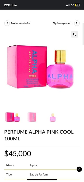 Alpha Pink Cool Sıfır Parfüm
