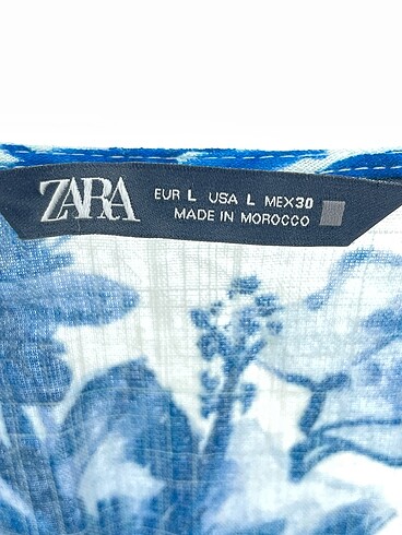 l Beden mavi Renk Zara Uzun Tulum %70 İndirimli.