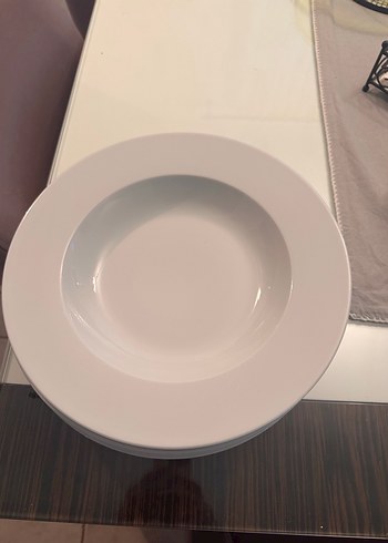 Beyaz Derin Yemek Tabağı - Görsel 4