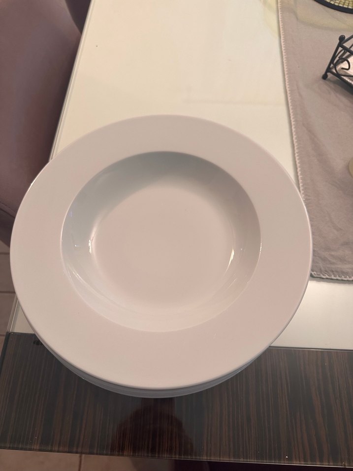 Beyaz Derin Yemek Tabağı - Görsel 4