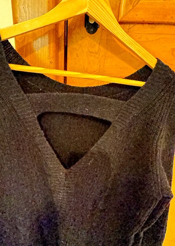 Lacivert Örgü Kadın Triko - Görsel 4