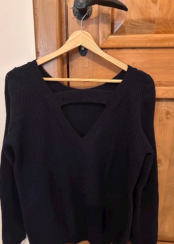 Lacivert Örgü Kadın Triko - Görsel 2