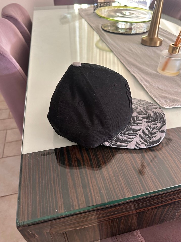 Siyah Spor Kadın Şapka Velcro Ayarlı - Görsel 2