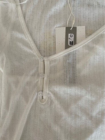 Pull and Bear Transparan atletli bluz
