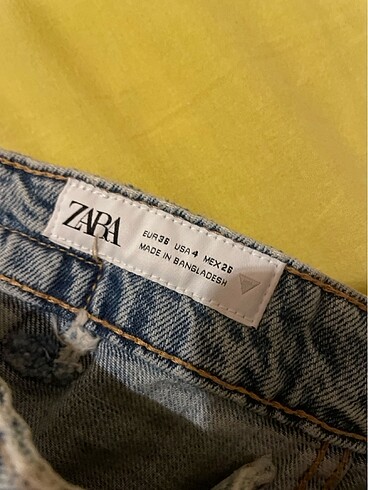 s Beden Zara etiketli pantolon