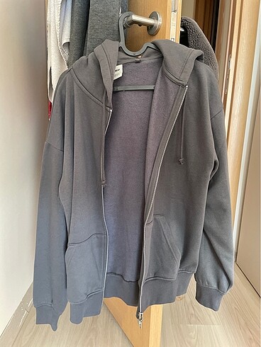 Xs pull and bear hırka rengi antrasit