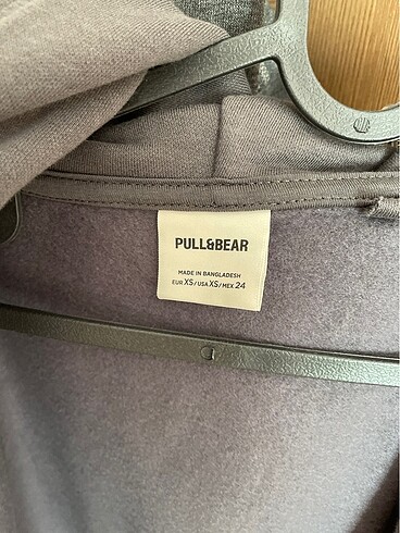 Pull and Bear Xs pull and bear hırka rengi antrasit
