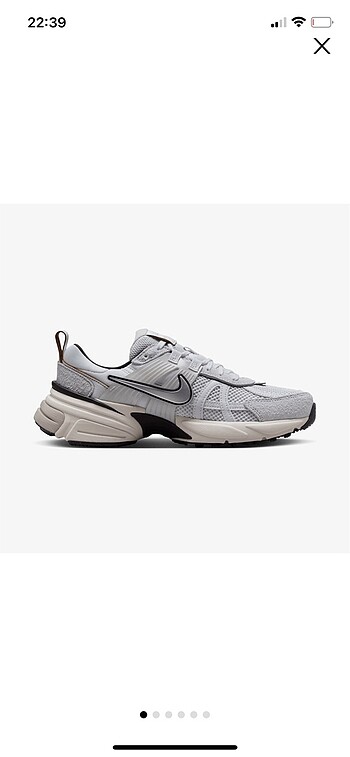 Nike Nike V2K Run kadın gri sneaker