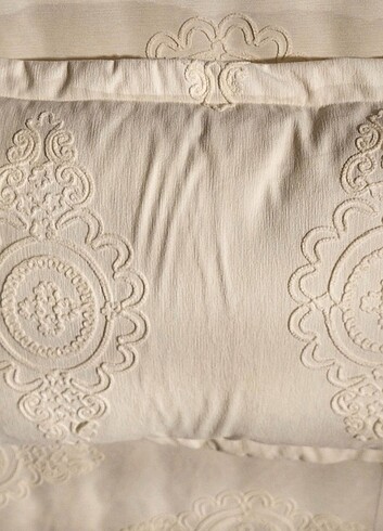 Beden Yatak örtüsü pike çift kişilik osmanlı motifi 240×230
