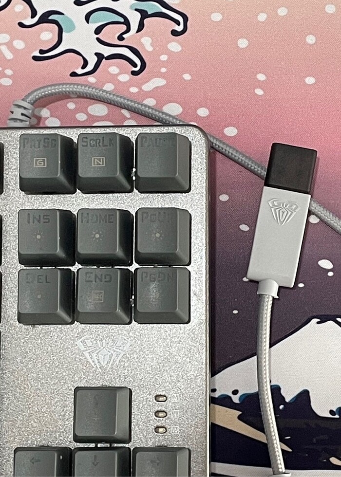 Aula mekanik blue switch klavye - Görsel 3