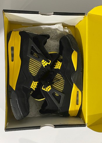 Nike Air Jordan 4 yellow thunder - Görsel 2
