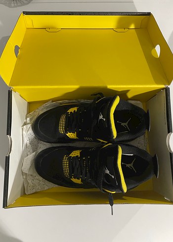 Nike Air Jordan 4 yellow thunder - Görsel 7