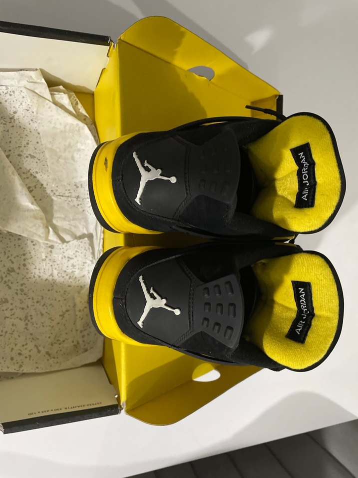 Nike Air Jordan 4 yellow thunder - Görsel 5