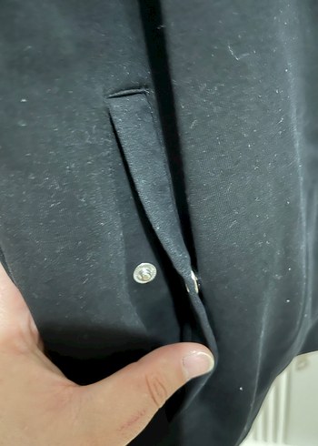 Fermuarlı Siyah Erkek Spor Ceket - Görsel 4