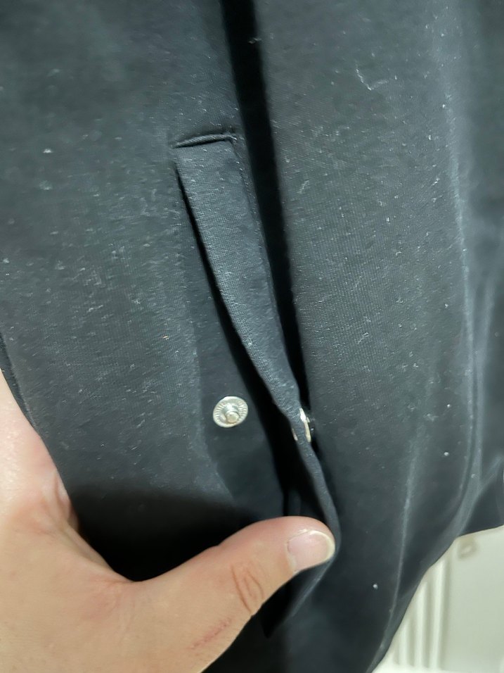 Fermuarlı Siyah Erkek Spor Ceket - Görsel 4