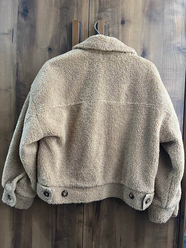 Zara Kısa Peluş Kadın Ceket - Görsel 2