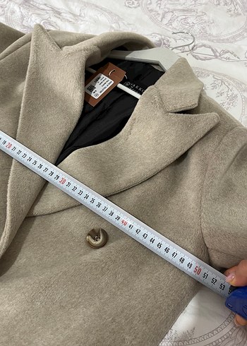 Vakko uzun yün bej Kaban - Görsel 5