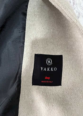 Vakko uzun yün bej Kaban - Görsel 6