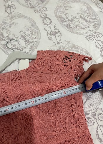 Forever new abiye nişan güpürlü Elbise - Görsel 6