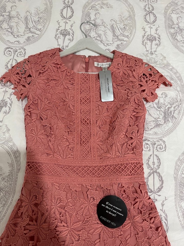 Forever new abiye nişan güpürlü Elbise - Görsel 3