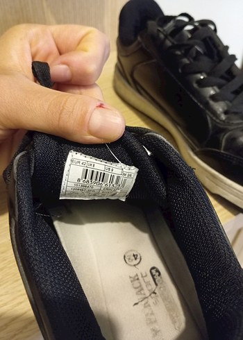 42 Beden siyah Renk Lumberjack erkek sneaker ayakkabı