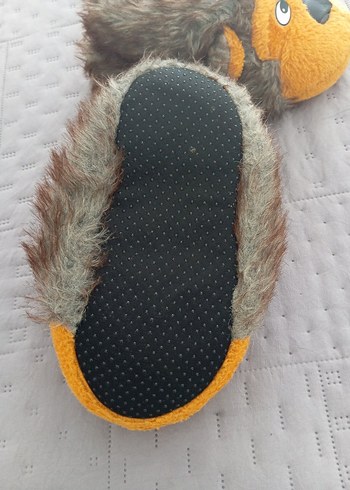 Diğer Erkek Çocuk Kahverengi Peluş Terlik