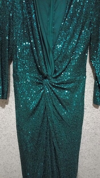 xl Beden Pul payet elbise