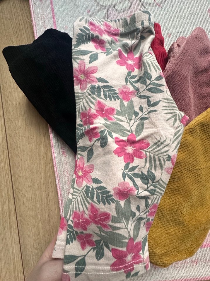 LCW Kız Çocuk Piliseli Tayt Seti kadife - Görsel 5