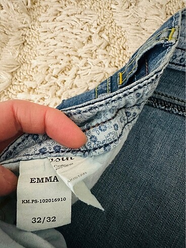 Boru paça likralı kot pantolon - Görsel 3