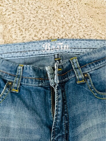 Boru paça likralı kot pantolon - Görsel 2