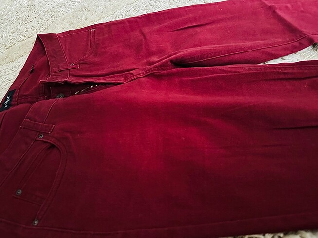 Tchibo Tchibo marka bordo kot pantolon